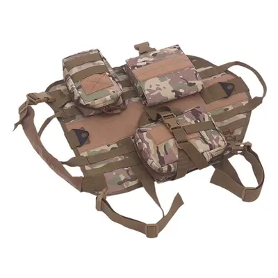 (cp Camouflage, M) Dog Outdoor Vest Pitbull Training Equipment