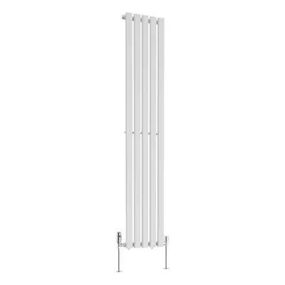 (1800 x 340mm Single) NRG Horizontal Vertical Designer D-shape Radiator Single Double Panel Bath