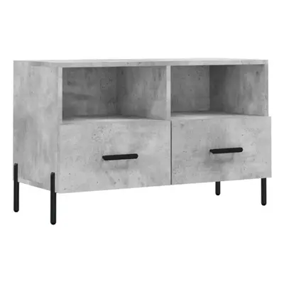 vidaXL TV Cabinet TV Unit Media Cabinet TV Stand Concrete Grey Engineered Wood