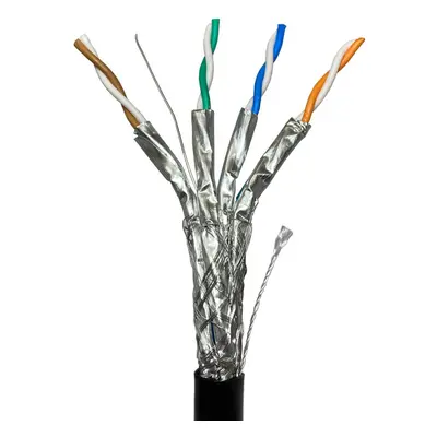 50m CAT7a S/FTP Outdoor Rated Cable Shielded Pure Copper AWG Data