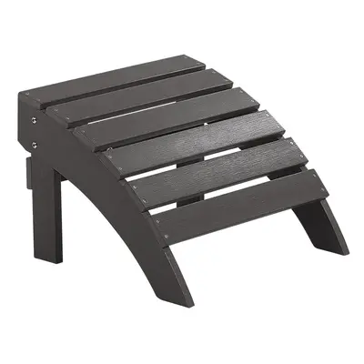 Garden Footstool ADIRONDACK Dark Grey