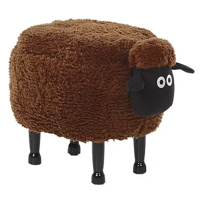 Stool SHEEP Brown