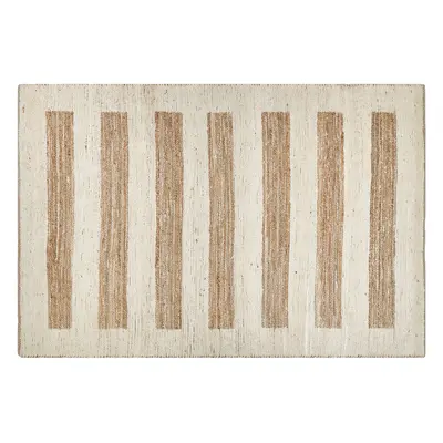 Jute Area Rug x cm Beige ZIARAT