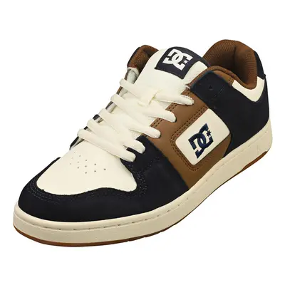 DC Shoes Manteca Mens Skate Trainers in Tan Brown - UK