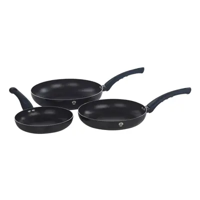 (Aquamarine) Pc Frying Pan Set With Soft Touch Handles and Pc Kitchen Tool Set