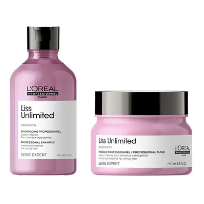 L'Oreal Serie Expert Liss Unlimited - Shampoo 300ml - Mask 250ml