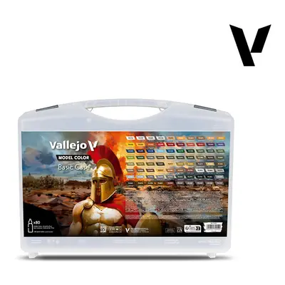 VAL70252 - AV Vallejo Model Color Set - Basic (75 Cols, Aux & Case)