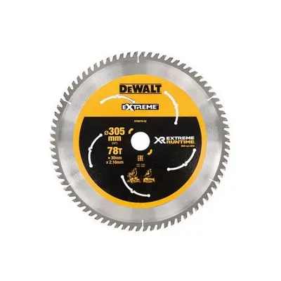 DEWALT DEWDT99576QZ FlexVolt XR Mitre Saw Blade x 30mm x 78T