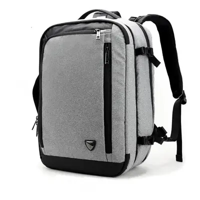 (Light Grey) In 20L Backpack Polyester Waterproof 17inch Laptop Bag Shoulder Bag Handbag