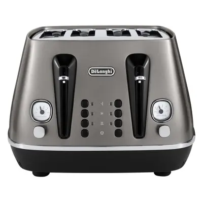 De'Longhi CTIN4003.TB Distinta X Slice Toaster Titanium