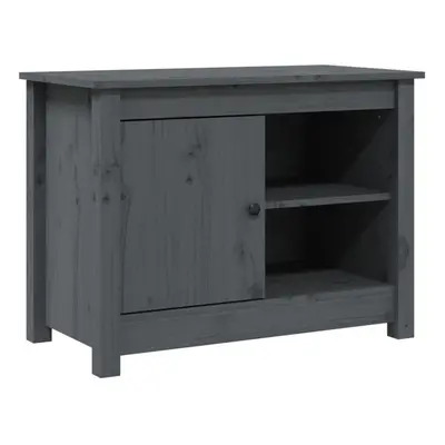 (Grey) vidaXL Solid Wood Pine TV Cabinet Wooden TV Console Sideboard Multi Colours