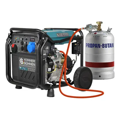 KÃ¶nner&SÃ¶hnen KS 8100iEG portable LPG/petrol inverter generator Max 8000W