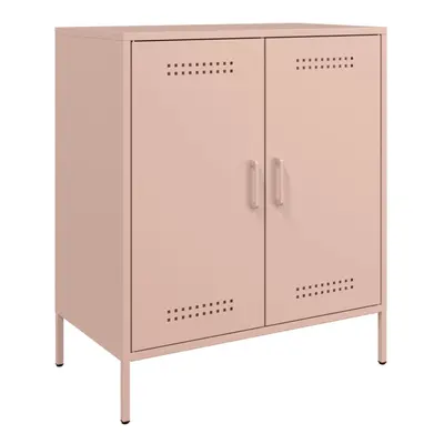 (pink) vidaXL Sideboard Side Cupboard Cabinet Organiser Highboard Olive Green Steel