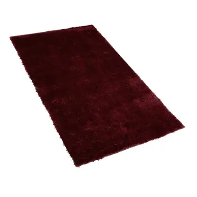 Shaggy Area Rug x cm Red EVREN