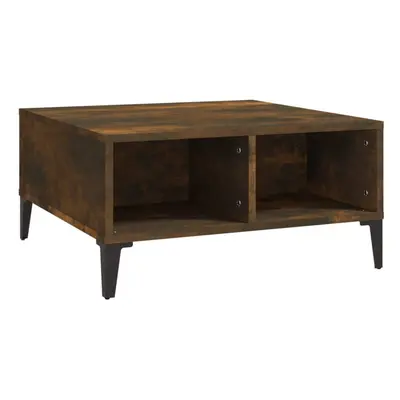 (smoked oak) vidaXL Coffee Table End Side Accent Table Chipboard 60x60x30 cm Multi Colours