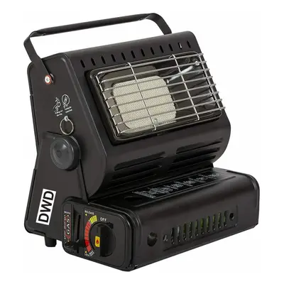 (Black) Portable Outdoor Gas Heater Butane Canister 1.3kW