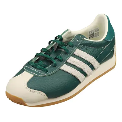 (7) adidas Country Og Womens Fashion Trainers in Green Off White