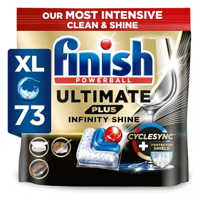 Finish Ultimate Plus Infinity Shine Dishwasher Tablets bulk