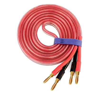 (3M) Banana Head 4N Oxygen-free Pure Copper Speaker Power Amplifier Audio Cable