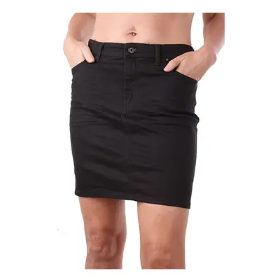 (W27) DIESEL R MODUNG RHLPA Womens Denim Jeans Skirt Black