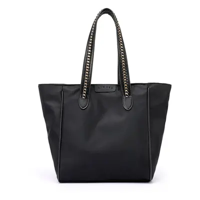 (Black) Women Shoulder Bag Large Capacity Casual Tote Shopping Travel