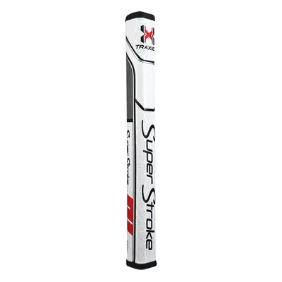 SuperStroke Traxion SS2RA Squared golf Putter grip, WhiteRedgray (SS2RA) Advanced Surface Textur