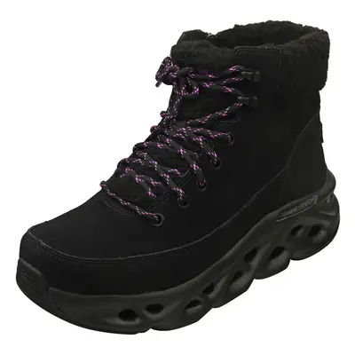 (7) Skechers Go Swirl Tech Womens Fashion Boots in Black