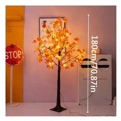 (180cm-96L) Enchanting LED Maple Tree Light - USB Powered, Energy-Efficient for Indoor/Outdoor F