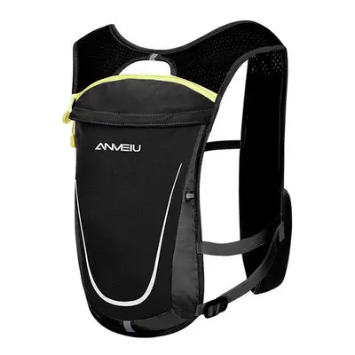 (Black) Men And Women Water Bag Off-Road Backpack Adjustable Reflective Strip