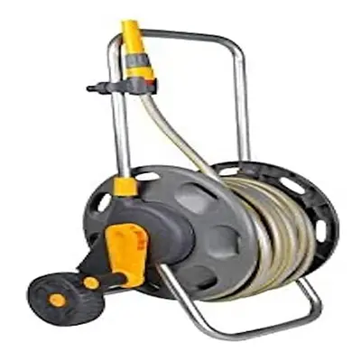 HOZELOCK - Cart Reel Plus 30m (? 12.5mm) Assembled : Max Capacity 60m, 1-piece Rewind Handle, St