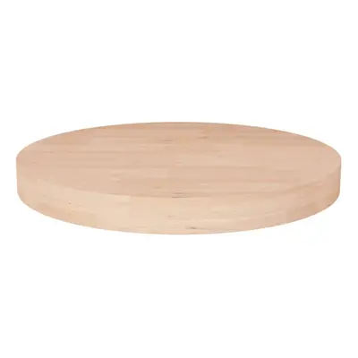 (natural, x cm) vidaXL Solid Wood Oak Round Table Top Untreated Table Top Multi Colours/Sizes