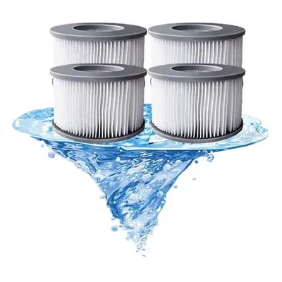 Replacement Filter Cartridges for Mspa - Inflatable Pools - Submarines and Hot Spa - Gray