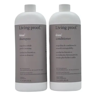 Living Proof No Frizz Shampoo & Conditioner Oz Set