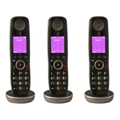 BT Digital Voice Advanced Trio Cordless Home Phone With Alexa Built-In