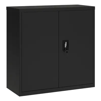 (black, x x cm) vidaXL Office Cabinet Steel Filing Storage File Cabinet Cupboard Under Desk