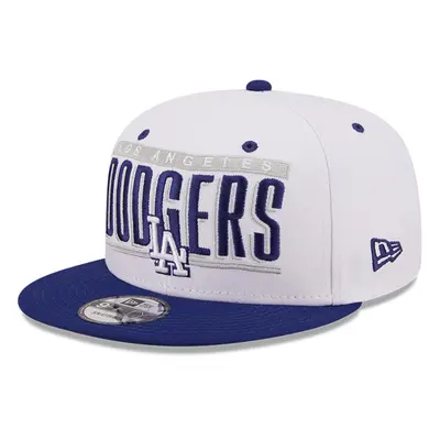 (SM, White) New Era Los Angeles Dodgers 9FIFTY MLB Retro Title Baseball Cap Hat - White