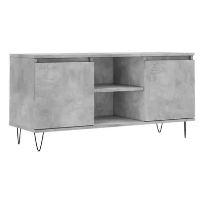 vidaXL TV Cabinet TV Unit Media Cabinet TV Stand Concrete Grey Engineered Wood