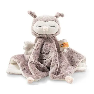 Steiff Soft Cuddly Friends Ollie Owl Comforter, Rose Brown/Cream, cm