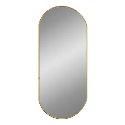 (gold, x cm) vidaXL Wall Mirror Oval Hall Vanity Toilet Hanging Mirror Multi Colours/Sizes