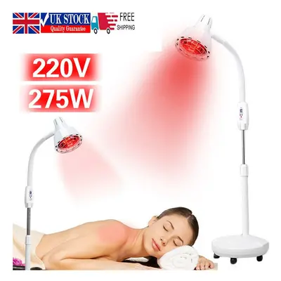 275W Floor Stand TDP Infrared Light Heat Therapy Lamp Muscle Pain Relief