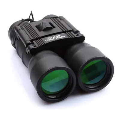 22x32 Folding Binoculars Telescope Compact Bird Watching Portable Binoculars with Low Light Nigh