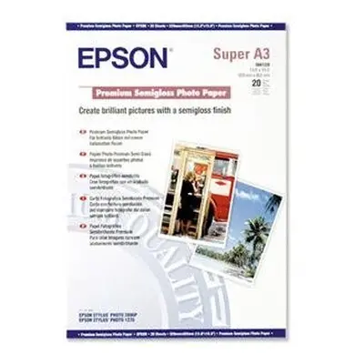 Epson Premium Semigloss Photo Paper, DIN A3+, 250g/m2, Sheets photo paper