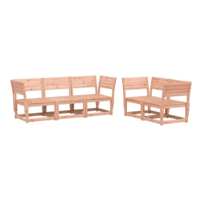 vidaXL Garden Sofa Set Piece Outdoor Sofa Set Corner Sofa Solid Wood Douglas