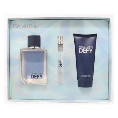 Calvin Klein Defy Eau De Toilette 3-Pcs Gift Set / New With Box