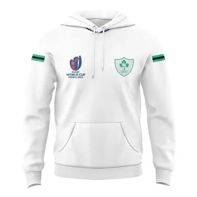 (White, L) Ireland Rugby Home and Away Hoodie Mens Sportswear Hoodie