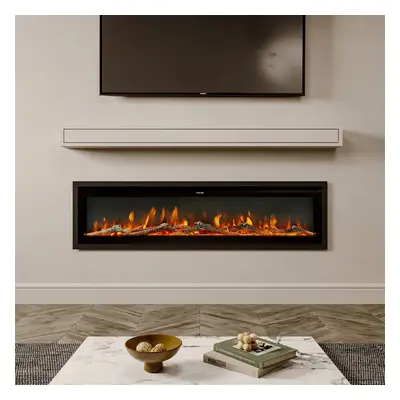 80 Inch Electric Fireplace with Remote Flame Colours 900W/1800W