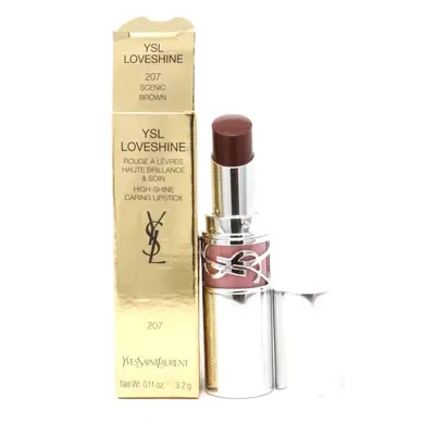 (207 Scenic Brown) Yves Saint Laurent Loveshine Caring Lipstick 0.11oz/3.2g New With Box