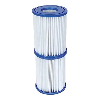 Bestway Flowclear Type II Replacement Part Hot Tub Spa Filter Cartridge (8 Pack)