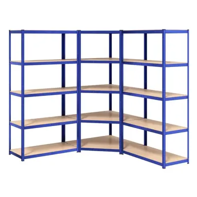 (blue, x x cm/ piece) vidaXL Shelves Rack Storage Shelf Workshop Shelf Industrial Shelving Unit