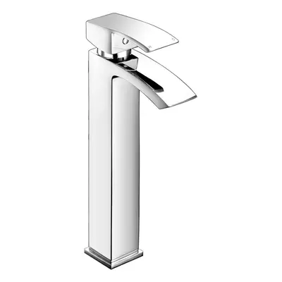 Tesa Waterfall High Rise Basin Mono Mixer Tap & Waste Chrome